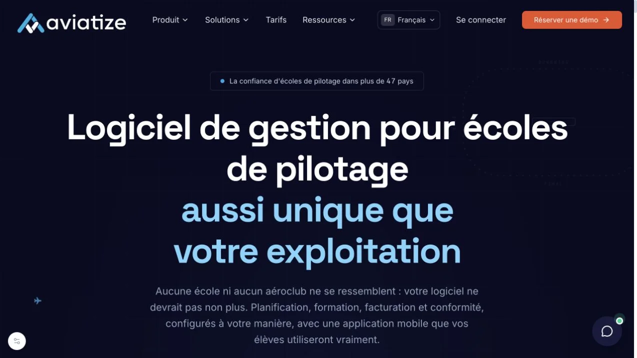 SkyMan — Aperçu du site web