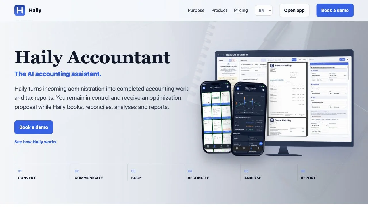 haily.eu — Website preview